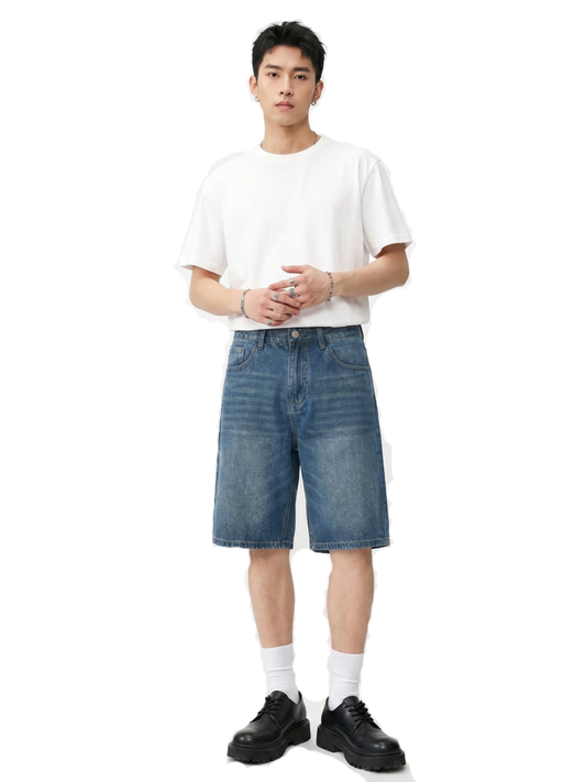 Denim Blue Jorts