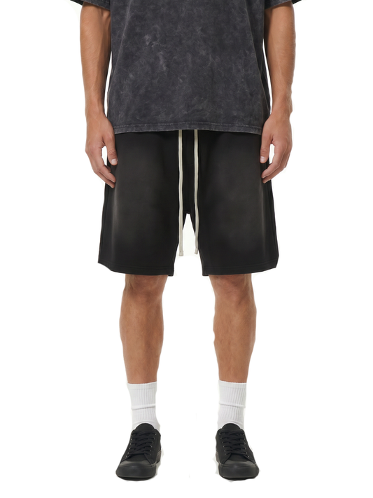 Black Washed Shorts